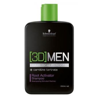 Sampon Profesional Activator pentru Cresterea Parului Schwarzkopf Professional, 3D Men, 250 ml