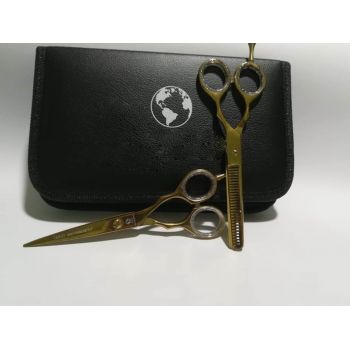Set Foarfeci de Tuns + Filat Profesionale RAI OneGroup - Gold
