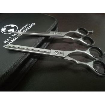 Set Foarfeci de Tuns + Filat Profesionale RAI OneGroup - Silver