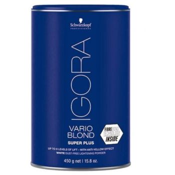 Decolorant Pudra pentru Par Schwarzkopf Professional Igora Royal Vario Blond Super Plus, 450g de firma original