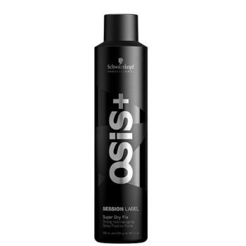 Fixativ Profesional cu Fixare Puternica pentru Par Schwarzkopf Professional Osis+ Session Label Super Dry Fix, 500 ml