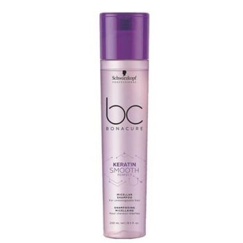 Sampon Profesional Micelar pentru Par Indisciplinat Schwarzkopf Professional, Bonacure Keeratin Smooth Perfect, 250 ml