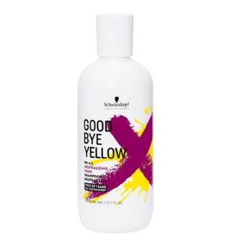 Sampon pentru Neutralizarea Tonurilor de Galben pentru Par Vopsit Schwarzkopf Professional Good Bye Yellow, 300 ml
