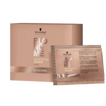 Tratament Detoxifiere si Ingrijire Par Schwarzkopf Professional, BlondMe 5 Shots, 5 x 5 g