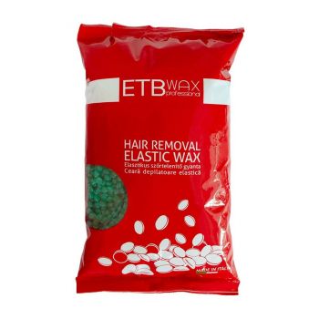 Ceara Epilat Elastica Perle 1kg Verde - ETB Wax Professional ieftine