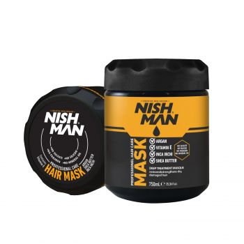 NISH MAN - Masca pentru par - 750 ml