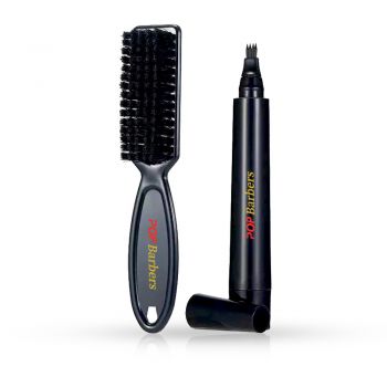 Marker Contur Barba + Perie Fade POP BARBERS - Negru