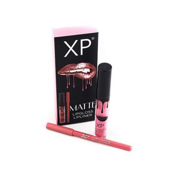 Ruj Lichid Mat + Creion pentru Buze , XP , Nuanta 01