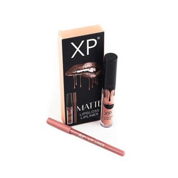 Ruj Lichid Mat + Creion pentru Buze , XP , Nuanta 02