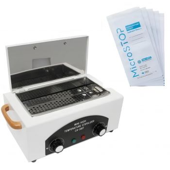 Sterilizator Pupinel Profesional CH-360T + Pungi Albe MicroSTOP Set 50 buc