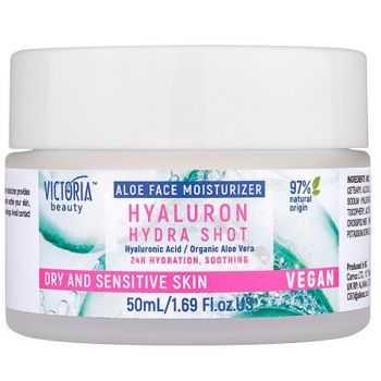 Crema Faciala Hidratanta cu Aloe Vera si Acid Hialuronic Camco, 50 ml