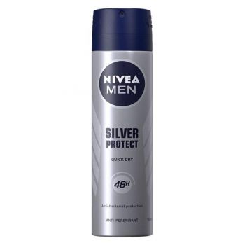 Deodorant Antiperspirant pentru Barbati - Nivea Men Silver Protect, 150ml