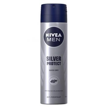 Deodorant Antiperspirant pentru Barbati - Nivea Men Silver Protect, 150ml ieftin