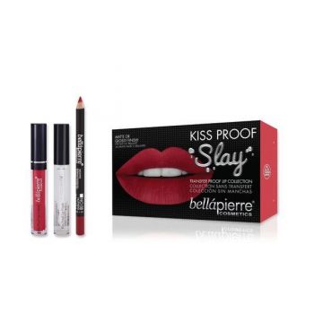 Set de buze Kiss Proof Slay Kit Hothead - BellaPierre ieftina