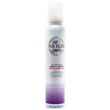 Spuma Lejera Fortifianta pentru Par Vopsit - Nioxin 3D Intensive Density Defend Lightweight Strengthening Foam for Colored Hair, 200ml de firma originala