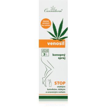 Cannaderm Venosil cannabis spray deodorant pentru picioare cu conținut de cânepă activă de firma original