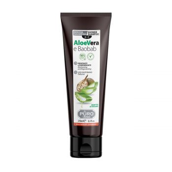 Aloevera e baobab - 2 in 1 shower shampoo 250 ml Aloevera e baobab - 2 in 1 shower shampoo 250 ml