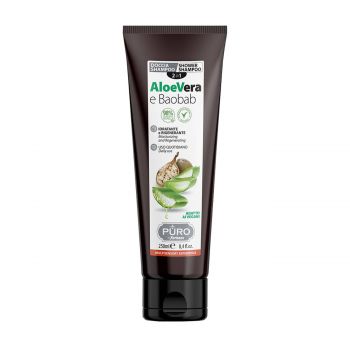 AloeVera E Baobab - 2 in 1 Shower Shampoo 250 ml