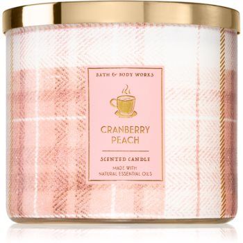 Bath & Body Works Cranberry Peach lumânare parfumată