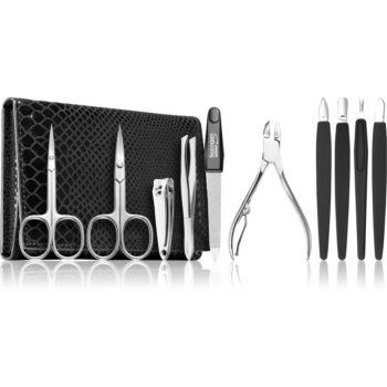 DuKaS Premium Line Solingen 252 Set de manichiură Black (geanta din piele)