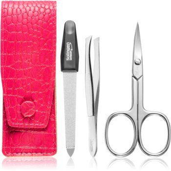 DuKaS Premium Line Solingen 892 Set de călătorii Pink Crocodile ieftina