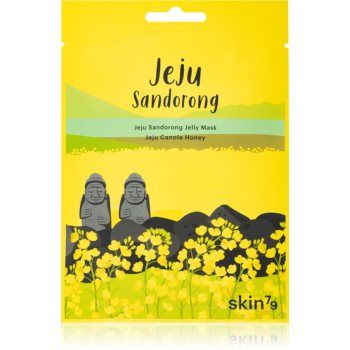 Skin79 Jeju Sandorong Jeju Canola Honey mască textilă de îngrijire pentru definirea pielii