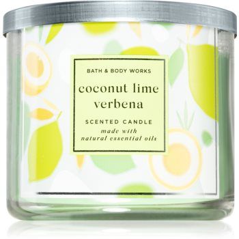 Bath & Body Works Coconut Lime Verbena lumânare parfumată
