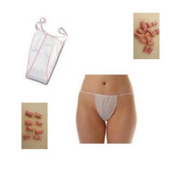 Bikini pentru femei model tanga, cu elastic,  din Tnt, impachetate individual, 50buc