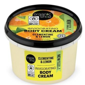 Crema de Corp Revigoranta cu Clementine si Lamaie Organic Shop, 250ml