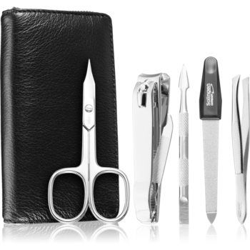 DuKaS Premium Line Solingen 1693 Set de manichiură geanta din piele pentru bărbați