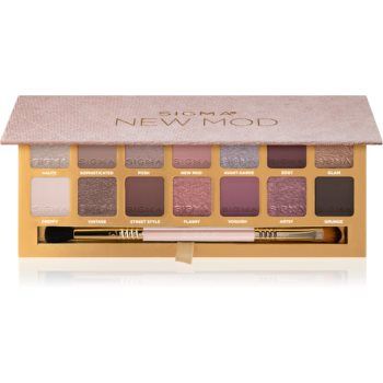 Sigma Beauty New Mod Eyeshadow Palette paleta farduri de ochi cu aplicator