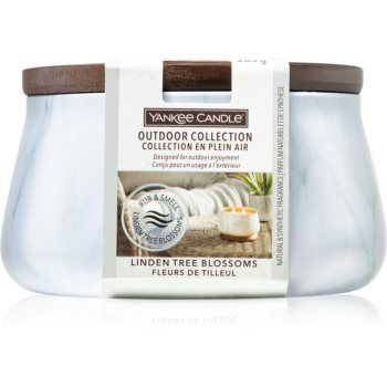 Yankee Candle Outdoor Collection Linden Tree Blossoms lumânare parfumată Outdoor