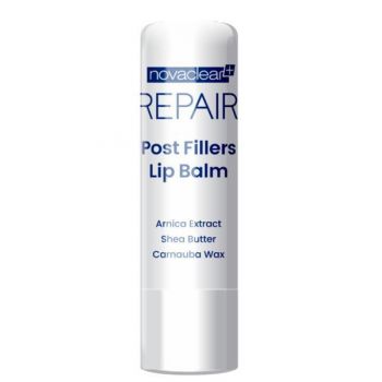 Balsam de buze Post Injectare cu Acid Hialuronic, Post Fillers Lip Balm Repair Novaclear, 4.9g