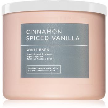 Bath & Body Works Cinnamon Spiced Vanilla lumânare parfumată