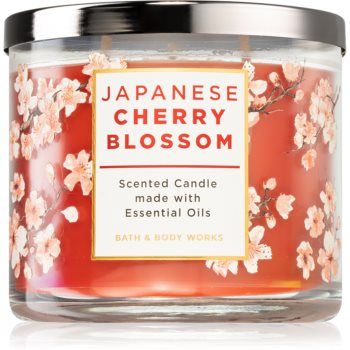 Bath & Body Works Japanese Cherry Blossom lumânare parfumată I.