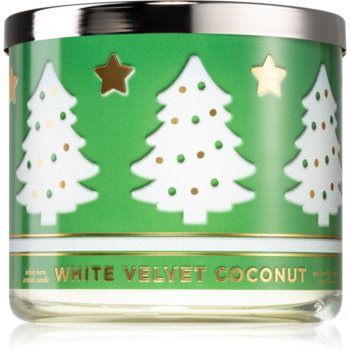 Bath & Body Works White Velvet Coconut lumânare parfumată