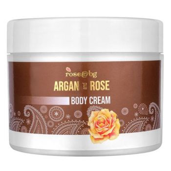 Crema de Corp cu Ulei de Argan si Apa de Trandafiri Argan Rose Body Lotion, 300ml