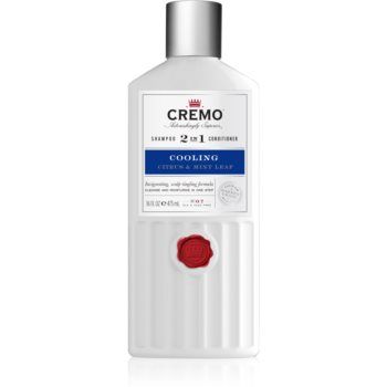 Cremo Citrus & Mint Leaf 2in1 Cooling Shampoo sampon de par revigorant 2 in 1