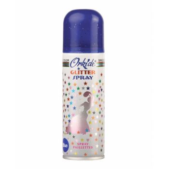 Spray Stralucitor ALBASTRU INCHIS Pentru Par Si Corp Orkide Glitter Spray, 90 ml