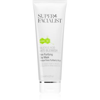 Super Facialist Salicylic Acid Anti Blemish mască cu argilă cu efect detoxifiant