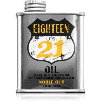 18.21 Man Made Noble Oud Oil Ulei nutritiv pentru păr pentru față și barbă