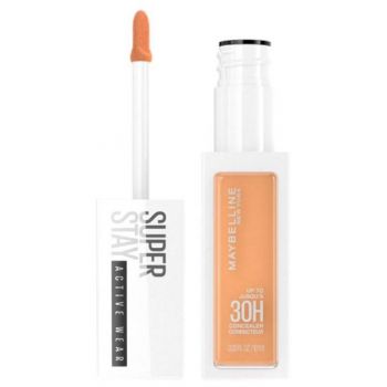 Corector - Maybelline Superstay Active Wear 30h Concealer, nuanta 30 Honey, 30 ml