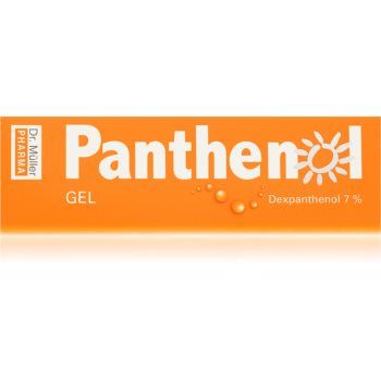 Dr. Müller Panthenol gel 7% gel calmant dupa expunere la soare pentru piele iritata