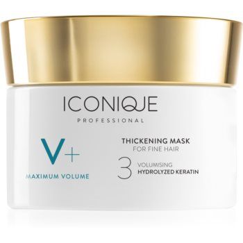 ICONIQUE Professional V+ Maximum volume Thickening mask mască intensivă pentru volumul părului fin ieftina