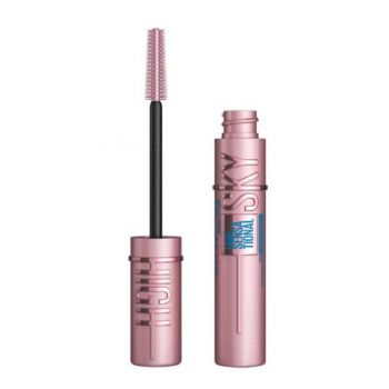 Rimel pentru Volum si Alungire Rezistent la Apa - Maybelline Sky High Lash Sensational Waterproof, Black, 6 ml