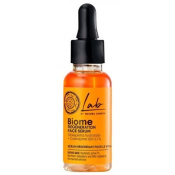 Ser Facial cu Coenzima Q10 si Hidrolat de Catina pentru Regenerare Lab Biome Regeneration Serum by Natura Siberica, 30 ml