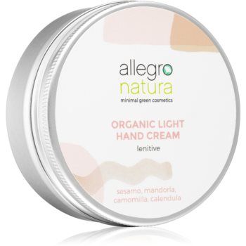 Allegro Natura Organic crema hidratanta usoara de maini