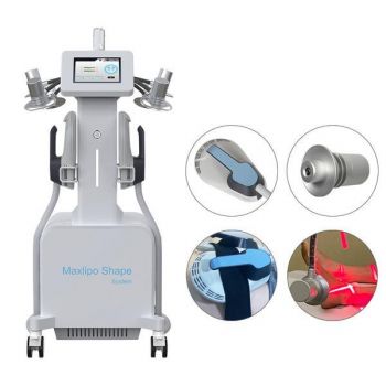 Aparat 2in1 Body Conturing Lipolaser 650nm Rotire 360⁰ si HiEMT Stimulare Musculara Electromagnetica, Reducere celulita, Tonifiere Remodelare 6DLIPO Maxlipo Shape W de firma originala