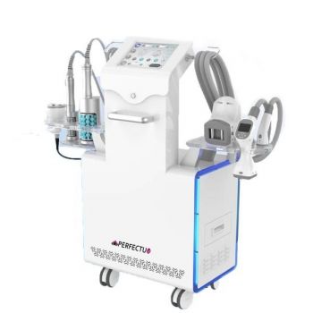 Aparat 6in1 Vshape si Endoroller Body Conturing, EndermoRoller Role Mobile laser IR, Vacuum, Radiofrecventa Reducere celulita, Tonifiere Remodelare ENDOw+