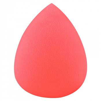 Burete Profesional Lacrima pentru Machiaj, Perfect Blending Teardrop, Neon Coral